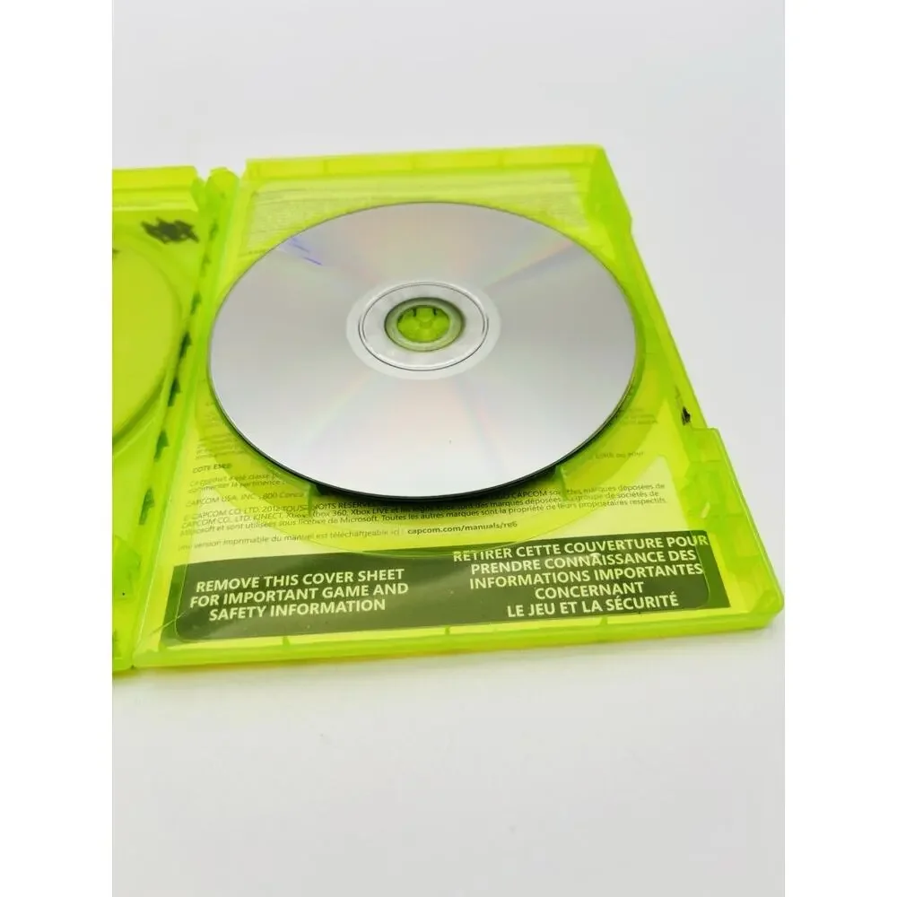 Resident Evil 6 (Microsoft Xbox 360, 2012) No Manual Tested Working VG Condition